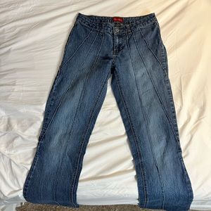 Blue South Pole bellbottoms